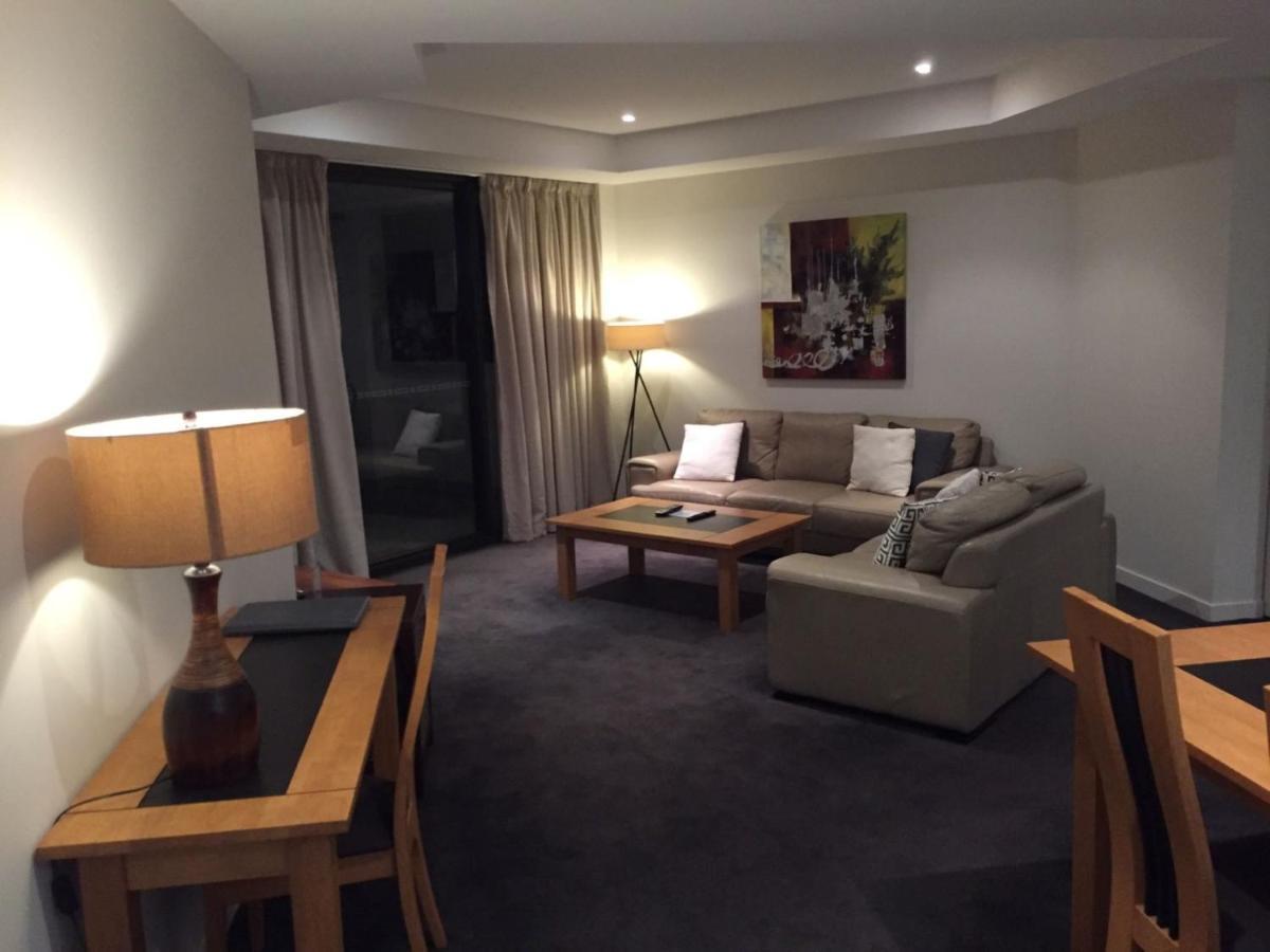 Grand Mercure Allegra Hervey Bay Eksteriør billede Living room of a two-bedroom apartment